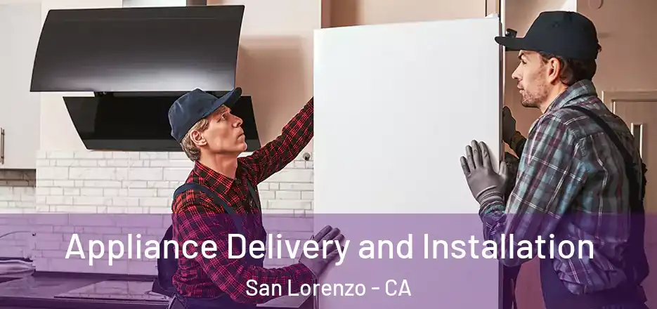 Appliance Delivery and Installation San Lorenzo - CA