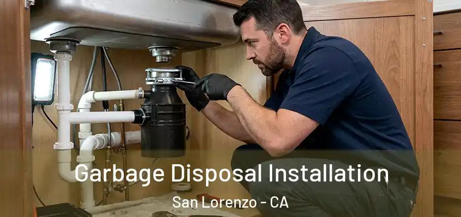  Garbage Disposal Installation San Lorenzo - CA