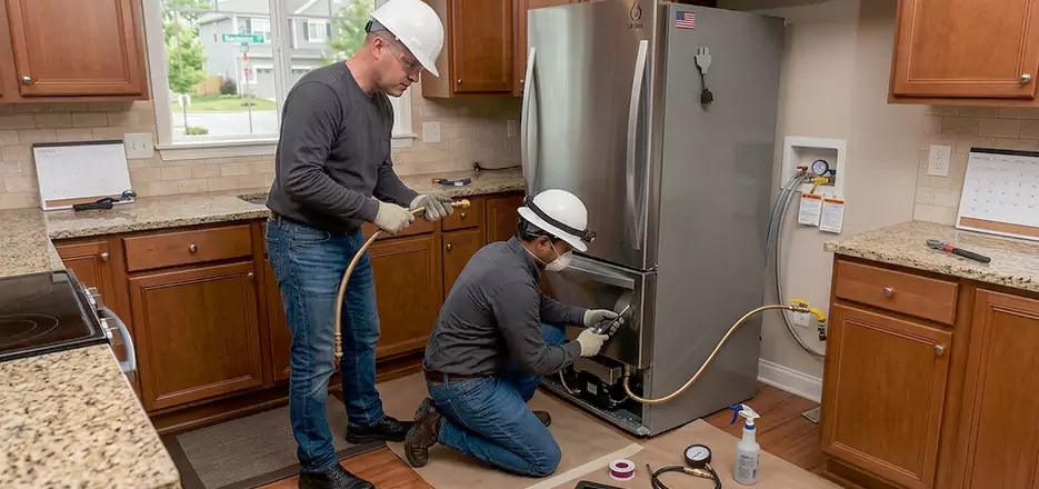 Propane Refrigerator Installation in San Lorenzo