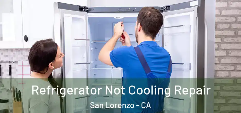 Refrigerator Not Cooling Repair San Lorenzo - CA